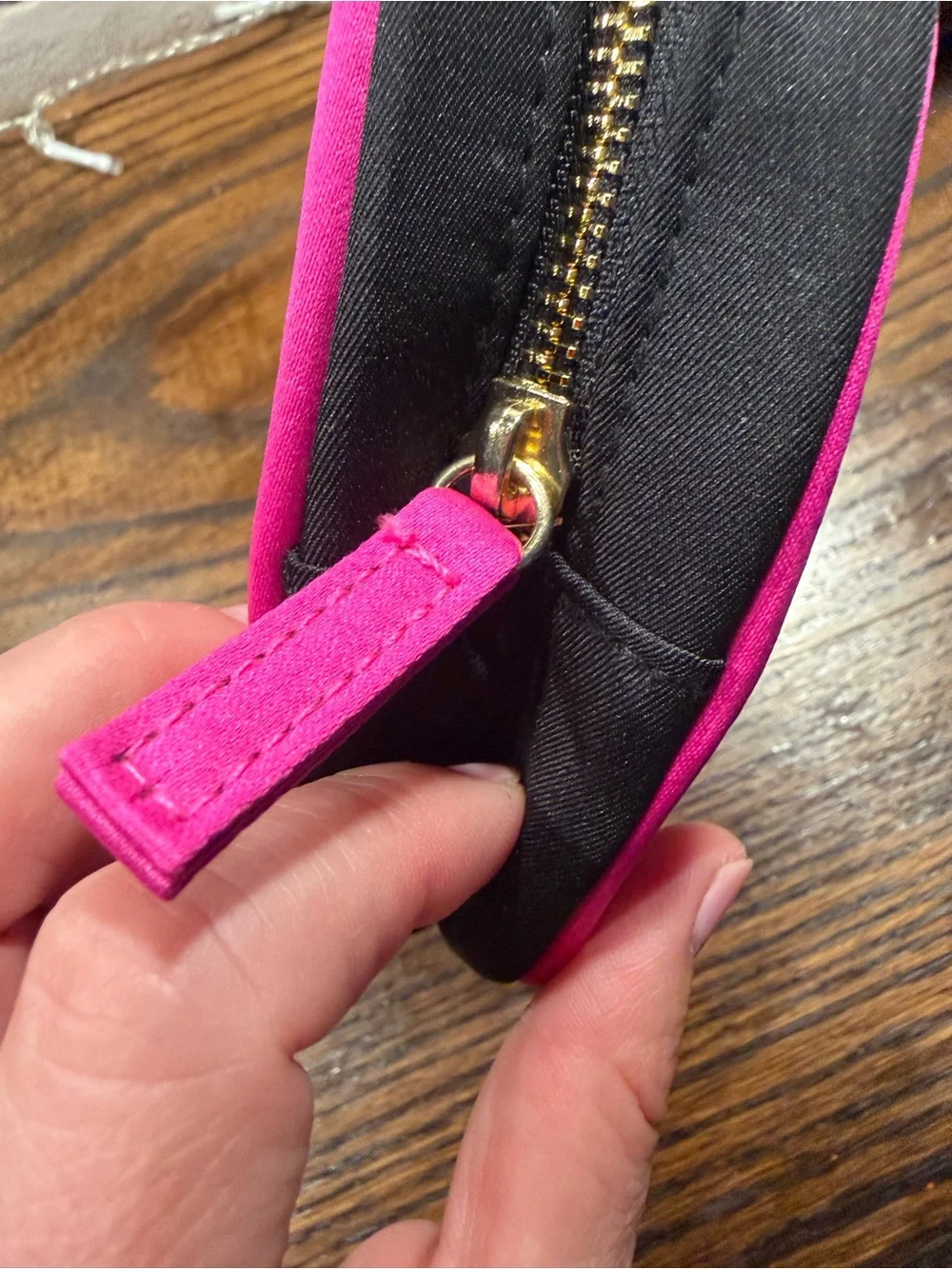 Prada Hot Pink Round Cosmetic Pouch 0209